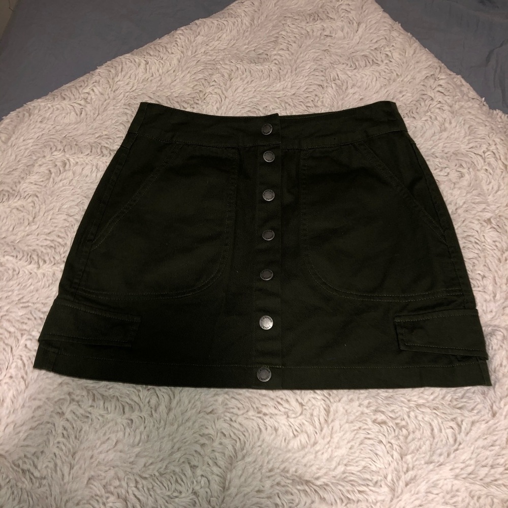 Carmar Green Utility Skirt